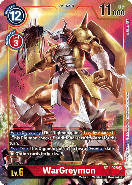 digimon card game wargreymon WarGreymon (X Antibody) - X Record - Digimon Card Game