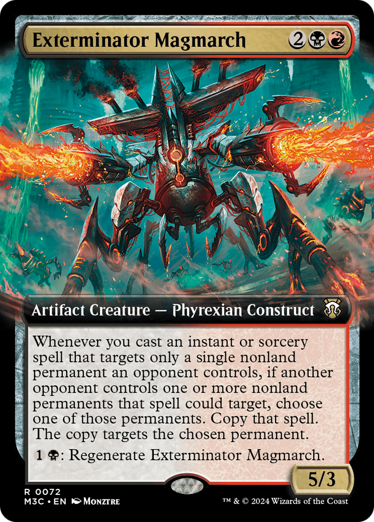 Exterminator Magmarch (Extended Art) [Modern Horizons 3 Commander]