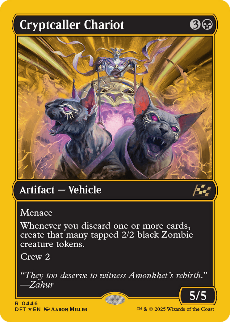 Cryptcaller Chariot (First-Place Foil) [Aetherdrift]