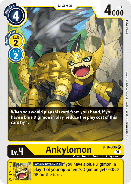 Ankylomon [BT8-036] [New Awakening]