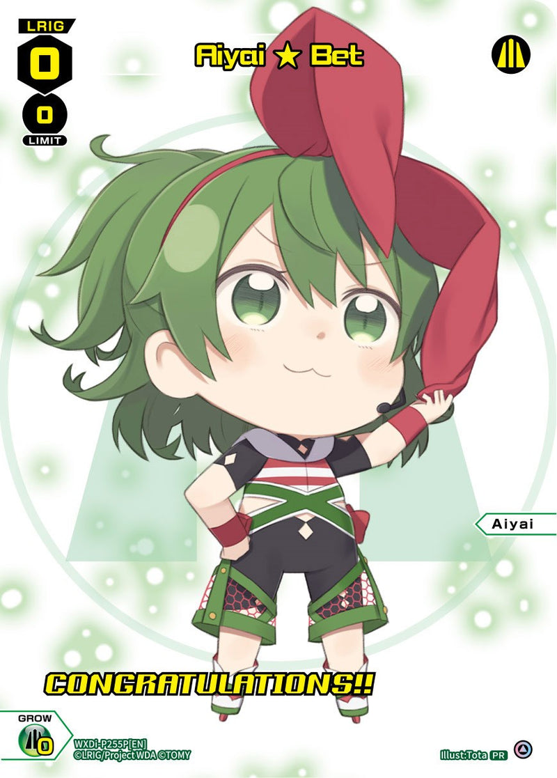 Aiyai Bet (November 2023/Winner) (WXDi-P255P[EN]) [Promo Cards]
