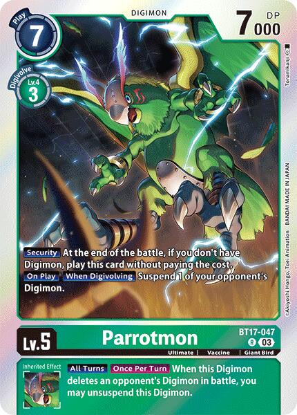 Parrotmon [BT17-047] [Secret Crisis]