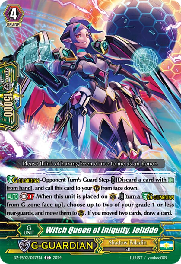 Witch Queen of Iniquity, Jeliddo (DZ-PS02/027EN) [DZ-PS02: Premium Deckset “Revenger”]