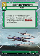 Timely Reinforcements (864) (Hyperspace Foil) (864) [Jump to Lightspeed]