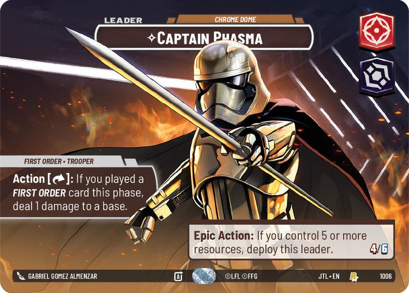 Captain Phasma - Chrome Dome (1006) (Showcase) (1006) [Jump to Lightspeed]