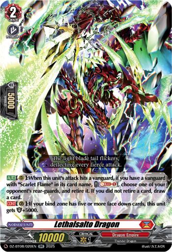Lethalsalto Dragon (DZ-BT08/020EN) [DZ-BT08: Knights 0f Rebirth]