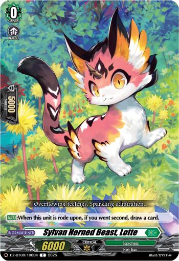 Sylvan Horned Beast, Lotte (DZ-BT08/106EN) [DZ-BT08: Knights 0f Rebirth]