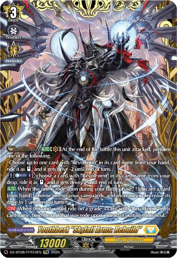 Youthberk "Skyfall Arms: Rebuild" (DZ-BT08/FFR10EN) [DZ-BT08: Knights 0f Rebirth]