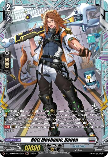 Blitz Mechnanic, Bauen (DZ-BT08/FR19EN) [DZ-BT08: Knights 0f Rebirth]