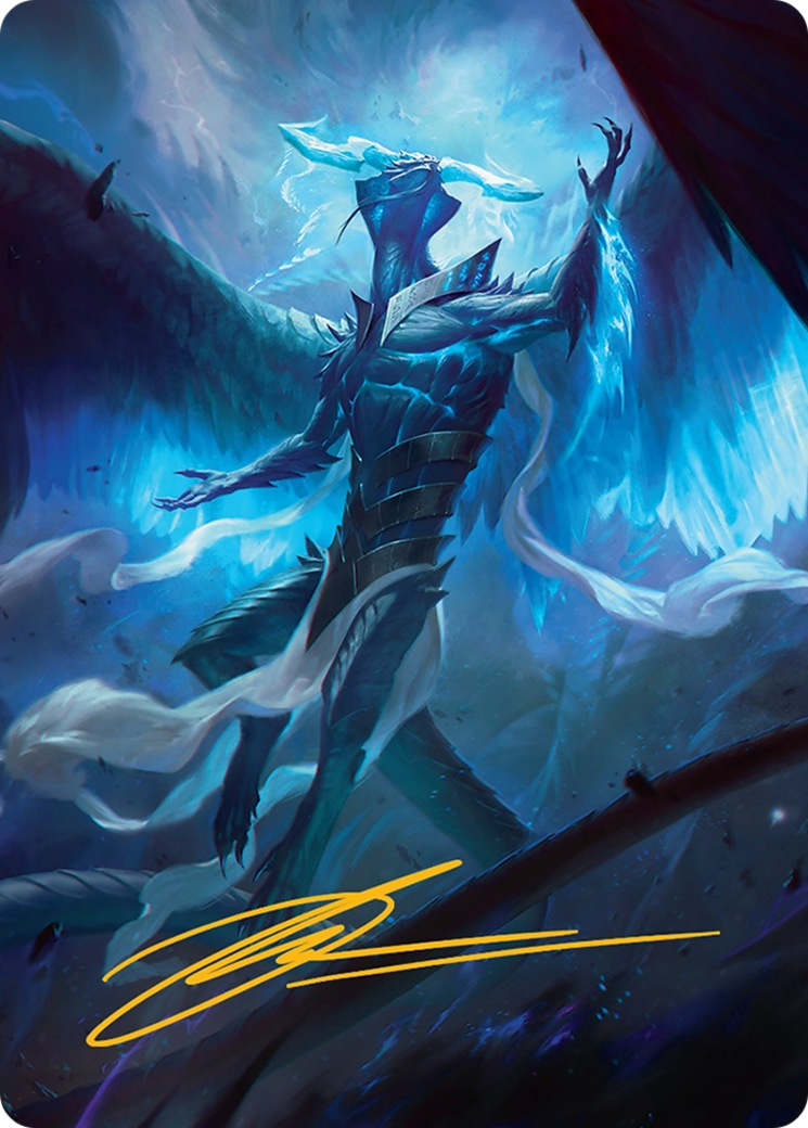 Ugin, Eye of the Storms Art Card (1/54) [Tarkir: Dragonstorm Art Series]