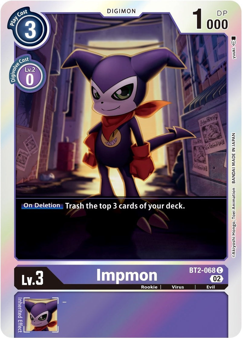 Impmon [BT2-068] (Alternate Art) [Starter Deck: Beelzemon Advanced Deck Set]