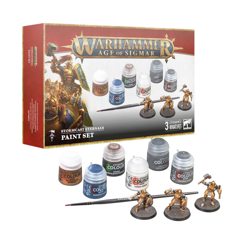 Warhammer: Age of Sigmar Stormcast Eternals Paint Set (4th Edition)