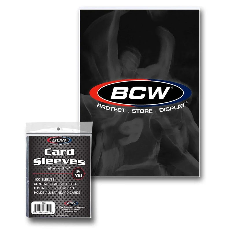 BCW Standard Card Sleeves 2 5/8 x 3 5/8