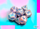 Chessex Mini Dice - Festival Pop Art/Blue
