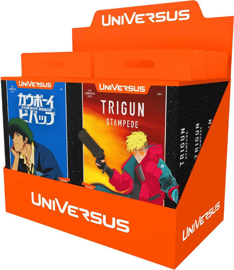 Universus Challenger Series - Cowboy Bebop & Trigun Deck Display