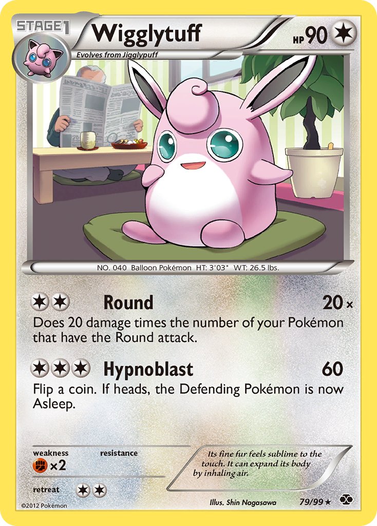 Wigglytuff (79/99) (Cosmos Holo) (Blister Exclusive) [Black & White: Next Destinies]