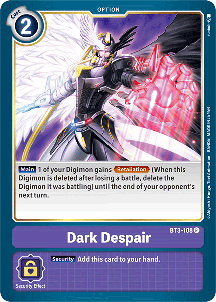 Dark Despair [BT3-108] [Release Special Booster Ver.1.5]