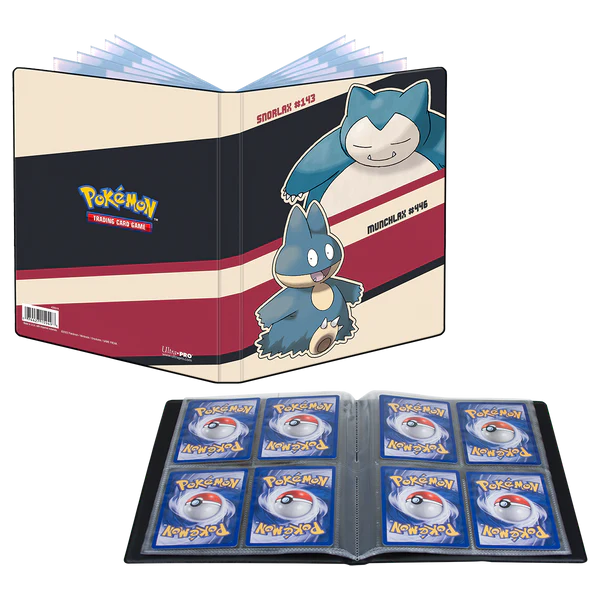 Ultra Pro Portfolio 4 Pocket Pokemon Snorlax and Munchlax