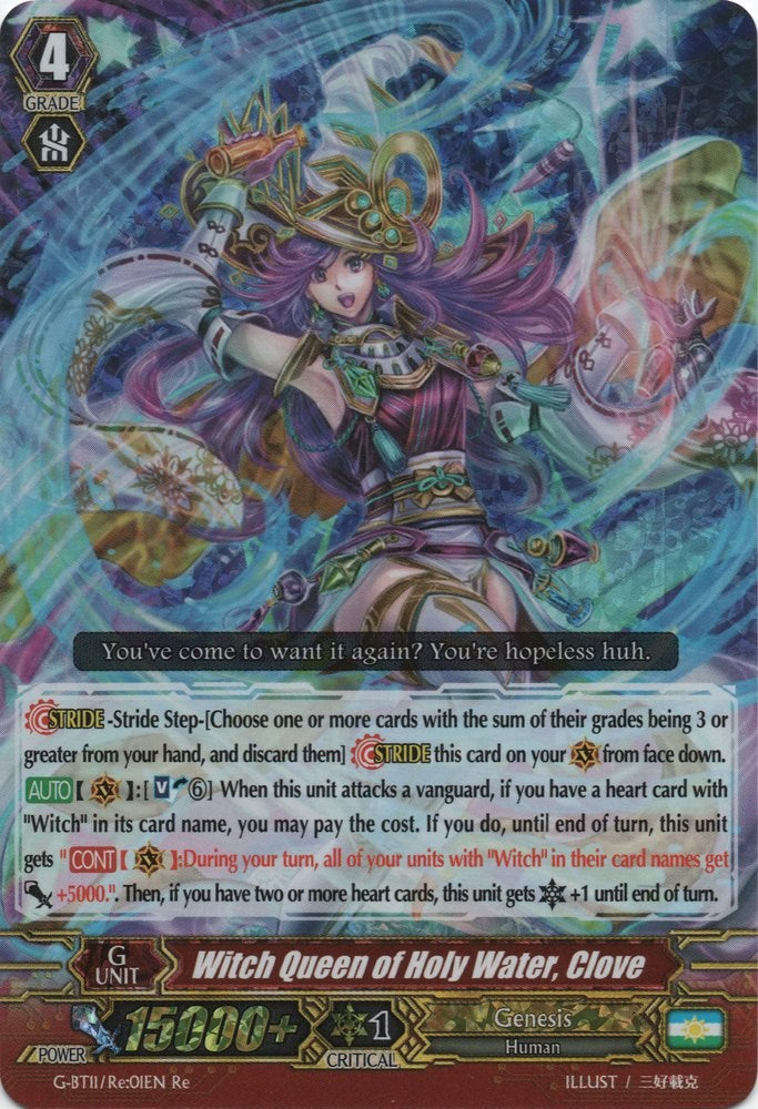 Witch Queen of Holy Water, Clove (G-BT11/Re:01EN) [Demonic Advent]