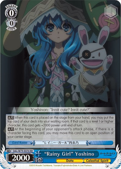 "Rainy Girl" Yoshino (DAL/W79-E076 RR) [Date A Live]