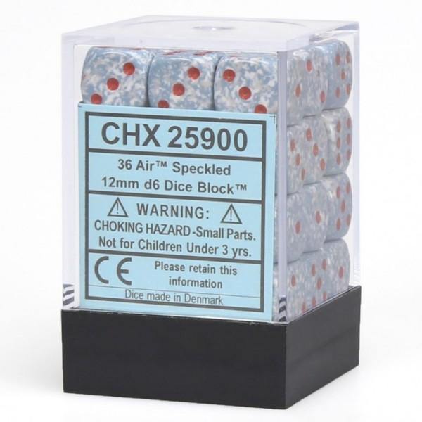 Air Elemental 12mm D6 Dice Block (36) - Cape Fear Collectibles