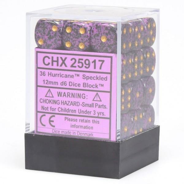 Hurricane 12mm D6 Dice Block (36) - Cape Fear Collectibles