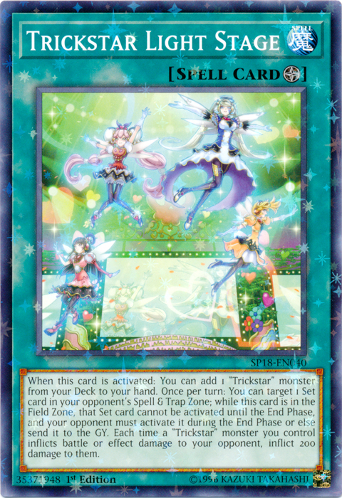 Trickstar Light Stage [SP18-EN040] Starfoil Rare