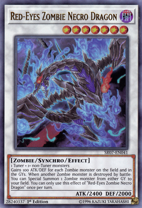 Red-Eyes Zombie Necro Dragon [SR07-EN041] Ultra Rare