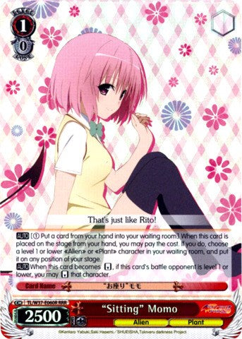 "Sitting" Momo (TL/W37-E060R RRR) [To Loveru Darkness 2nd]