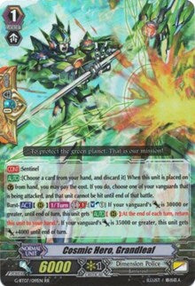 Cosmic Hero, Grandleaf (G-BT07/019EN) [Glorious Bravery of Radiant Sword]