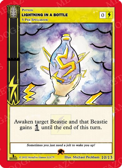 Lightning in a Bottle (Earth) [Cryptid Nation: Wilderness First Edition Release Event Deck]