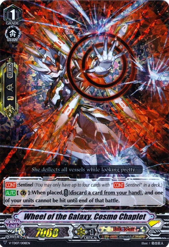 Wheel of the Galaxy, Cosmo Chaplet (Parallel Foil) (V-TD07/008EN) [Kouji Ibuki]
