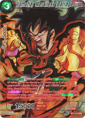 Yamcha, Merciless Barrage (SPR) (BT10-008) [Rise of the Unison Warrior]