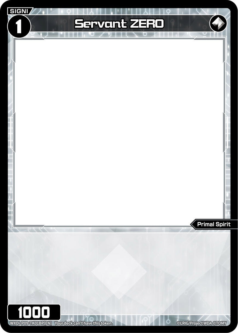 Servant ZERO (WXDi-P09-TK01BP[EN]) [Conflated Diva]