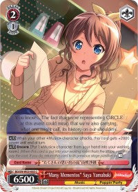 "Many Mementos" Saya Yamabuki (BD/EN-W03-085 C) [BanG Dream! Girls Band Party! MULTI LIVE]