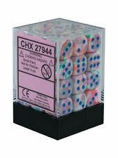 Dice Menagerie 10: 12mm D6 Festive Pop Art/Blue (36) - Cape Fear Collectibles