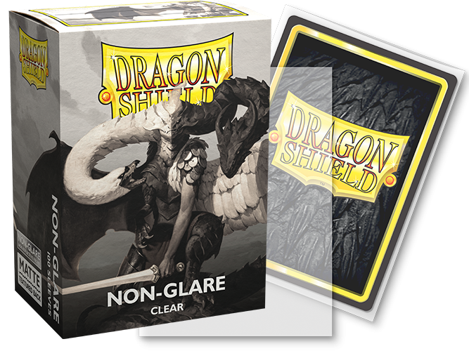 Dragon Shield: Standard 100ct Sleeves - Clear (Non-Glare Matte)