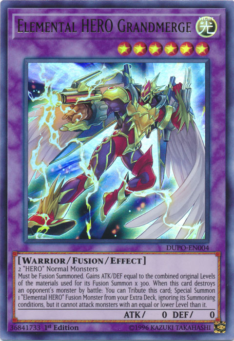 Elemental Hero Grandmerge [DUPO-EN004] Ultra Rare