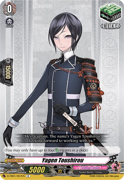 Yagen Toushirou (D-TB01/057EN) [Touken Ranbu: ONLINE 2021]