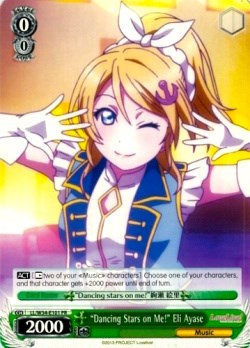 "Dancing Stars on Me!" Eli Ayase (LL/W34-E101 PR) (Promo) [Love Live! Vol. 2]