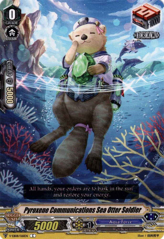 Pyroxene Communications Sea Otter Soldier (V-EB08/061EN) [My Glorious Justice]