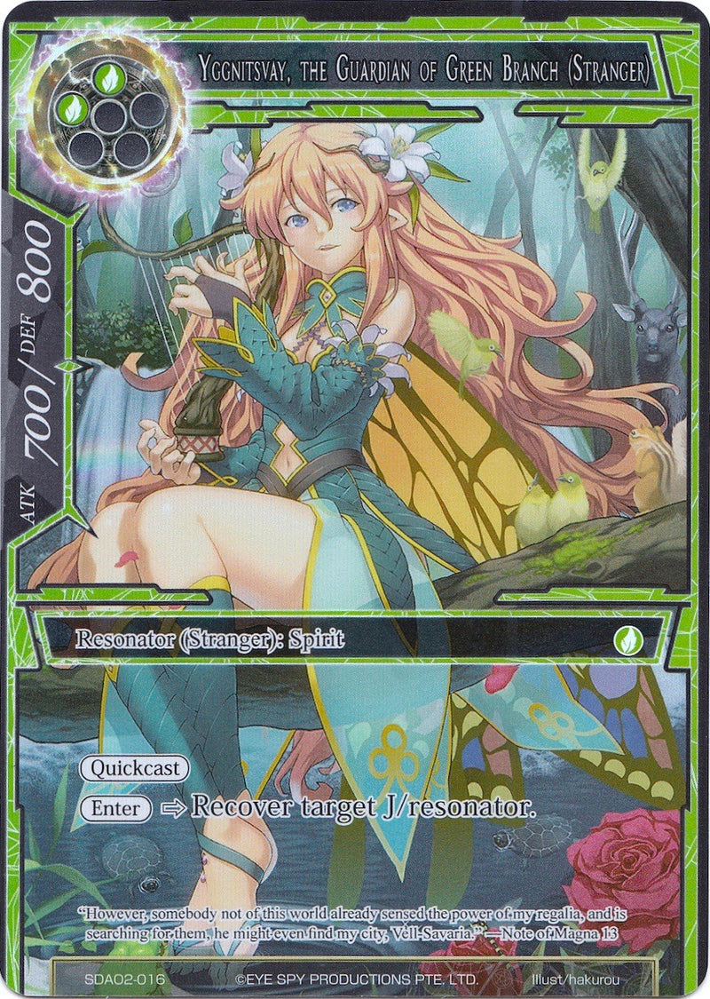 Yggnitsvay, the Guardian of Green Branch (Stranger) (Full Art) (SDAO2-016) [Alice Origin II Starter Deck]