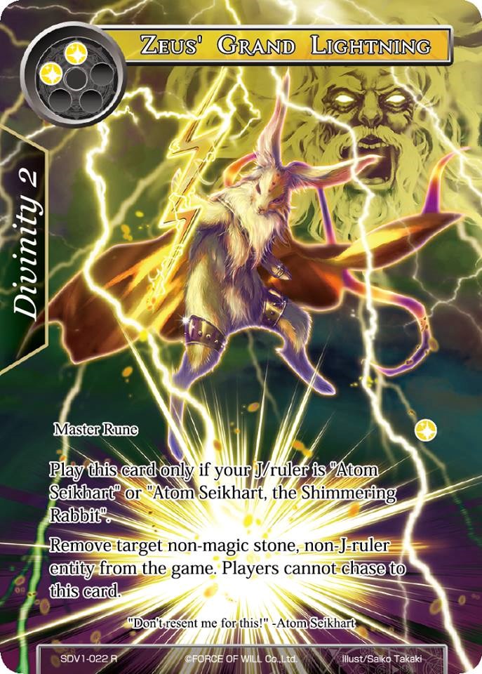 Zeus' Grand Lightning (SDV1-022) [Starter Deck: Valhalla Cluster]