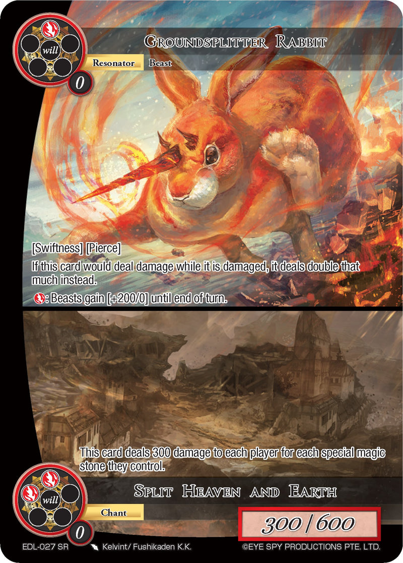 Groundsplitter Rabbit // Split Heaven and Earth (EDL-027) [The Epic of the Dragon Lord]