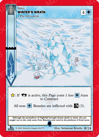 Winter's Wrath [Cryptid Nation: Wilderness First Edition Theme Deck]