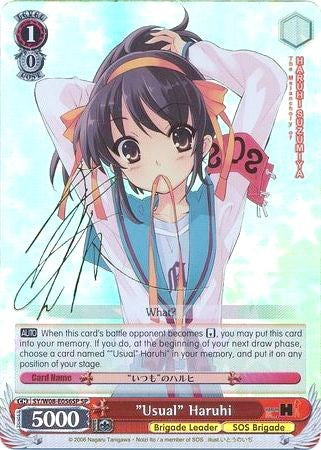 "Usual" Haruhi (SY/W08-E056SP SP) [The Melancholy of Haruhi Suzumiya]