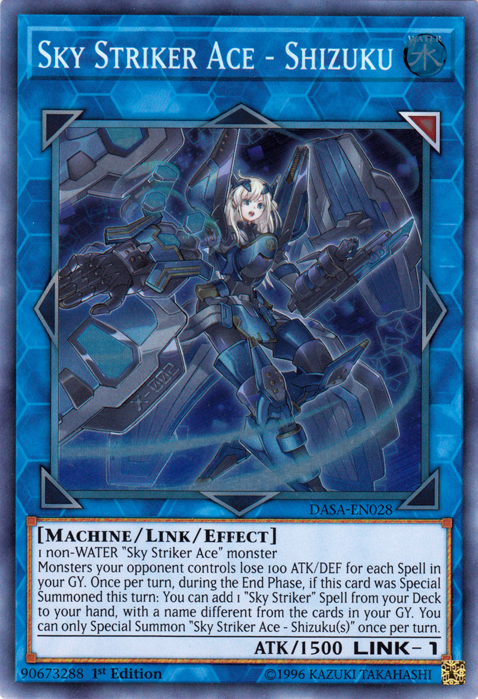 Sky Striker Ace - Shizuku [DASA-EN028] Super Rare