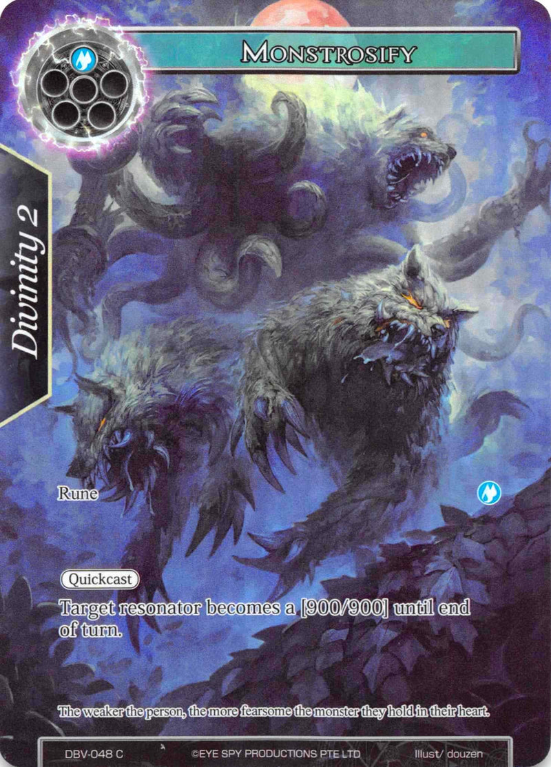 Monstrosify (Full Art) (DBV-048) [The Decisive Battle of Valhalla]